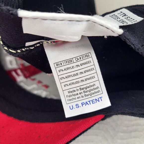 NFL Team Apparel Hat Atlanta Falcons Adult Size Black Fitted Cap Spell Out‎ - Picture 14 of 14